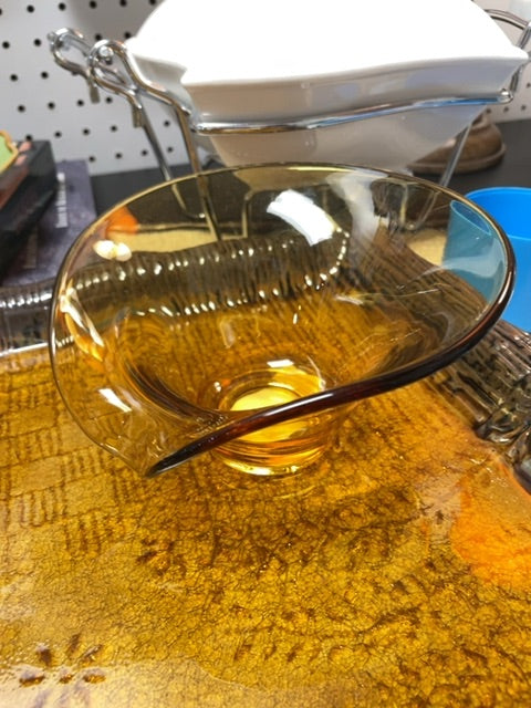Amber Mid modern Candy dish