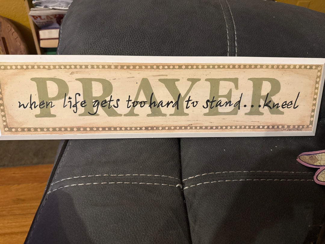 Bill Blass “Prayer” Wall Art