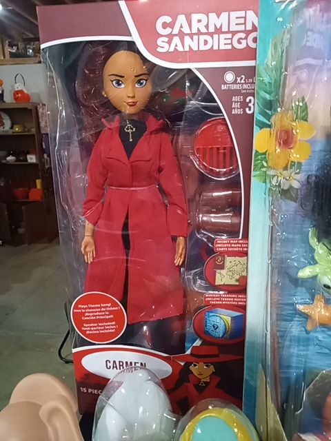 New Carmen San Diego Barbie doll