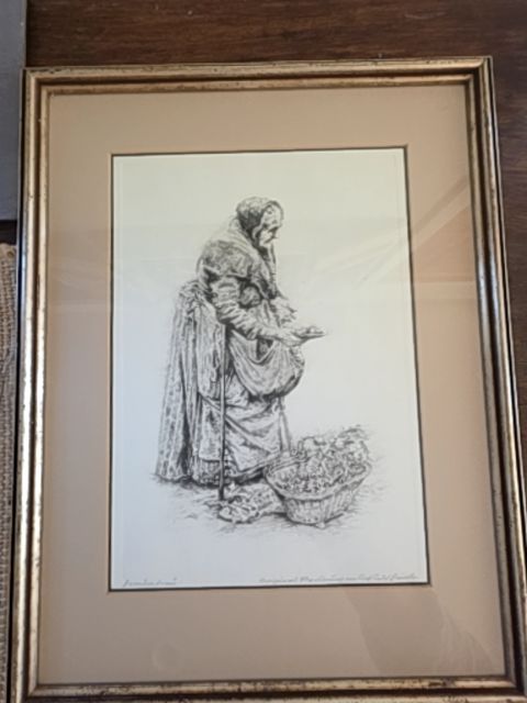 Oringinal Paul Geissler Etching - Signed 1928, 20" x 15"