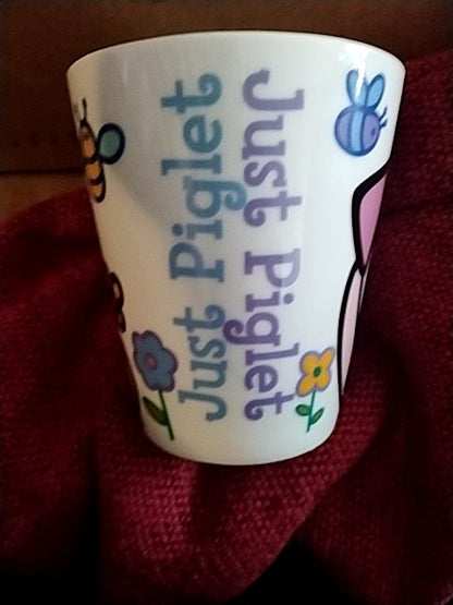 White W Pink, Blue Disney Piglet Coffee Mug
