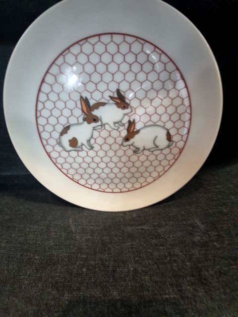 Collectible Bunny Plate