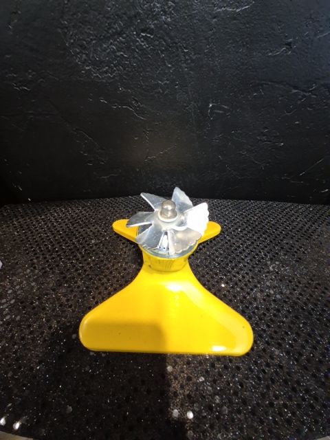 Yellow  Sprinkler, 5.5" × 5.5"