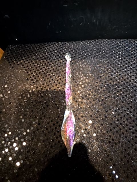 Vintage Glass Icicle