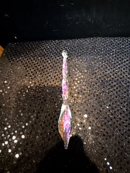 Vintage Glass Icicle