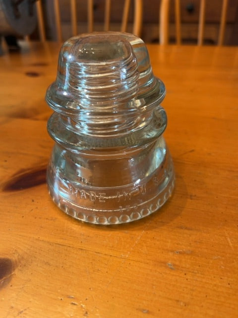 Vintage glass insulator