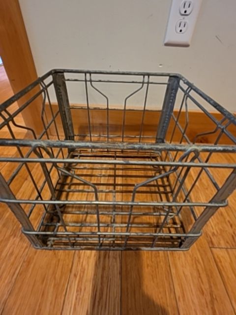 Vintage milk crate