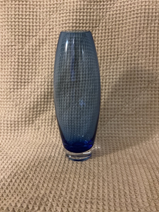 Blue LSA International Cobalt LSA Glass Vase, 10.25”