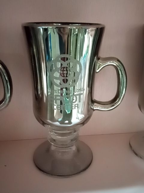 Silver Disney Walt Disney world Epcot Glass