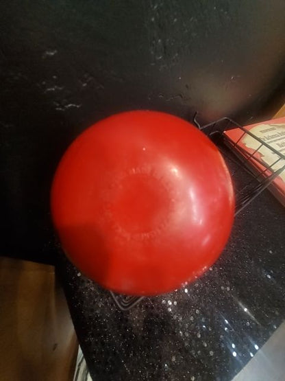 Red Fisher-Price Vintage 1972 Happy Apple Chiming Toy