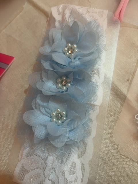 MysticalCreationsByMaira Handcrafted flowers bby headband