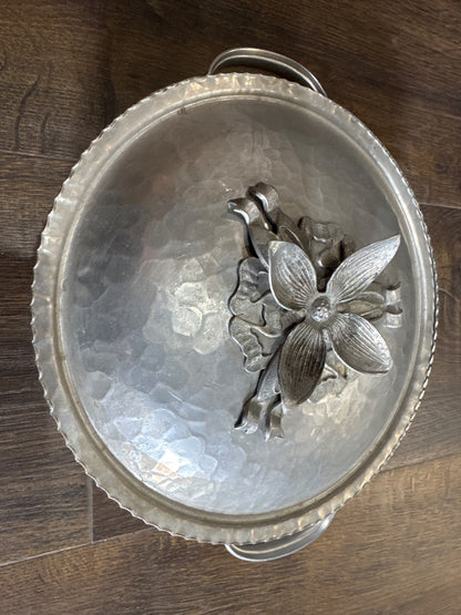 Flower Design Aluminum Pot