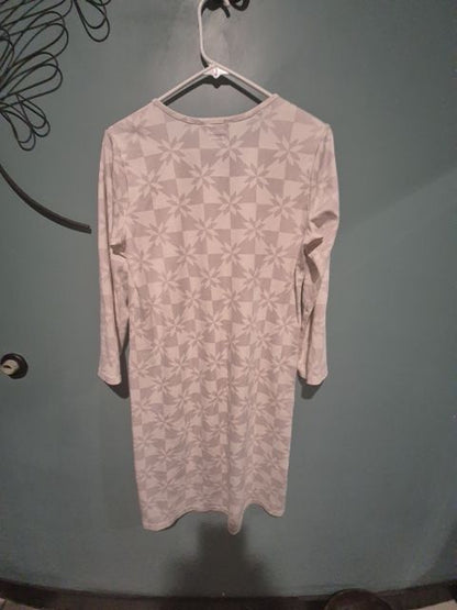 Lands End Long sleeve night gown Size S