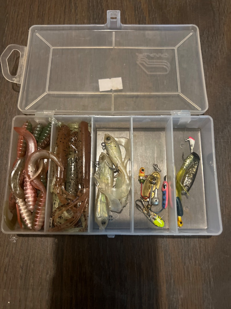 Artificial fishing lures.