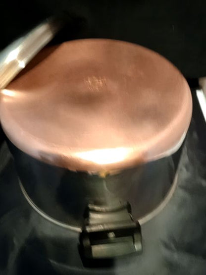 Revere Ware copper bottomed vintage 6qt pot w/lid