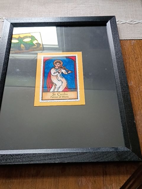 Black Frame Patron of Music 10 x 12