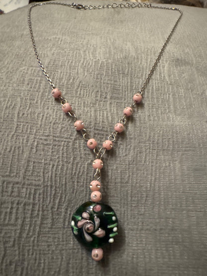 Silver, black, pink Unknown Jewelry