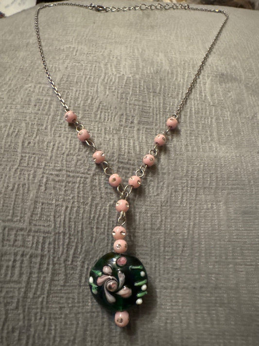 Silver, black, pink Unknown Jewelry