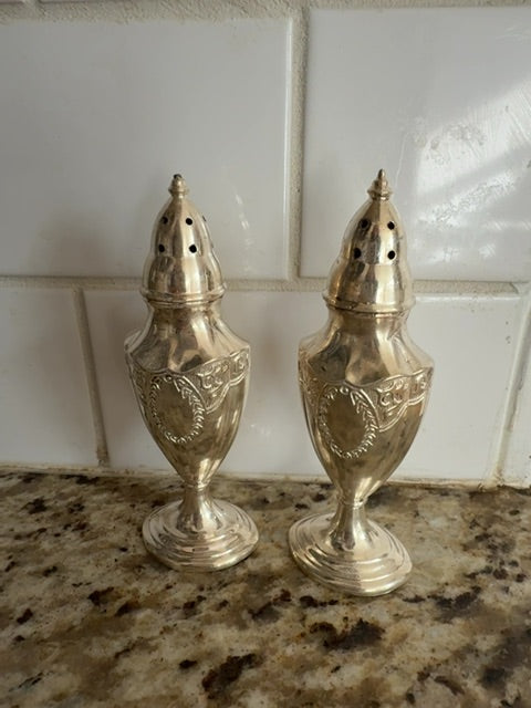 Silver  Salt & Pepper silver plated
