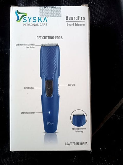 Blue Syska personal care Syska Beard trimmer