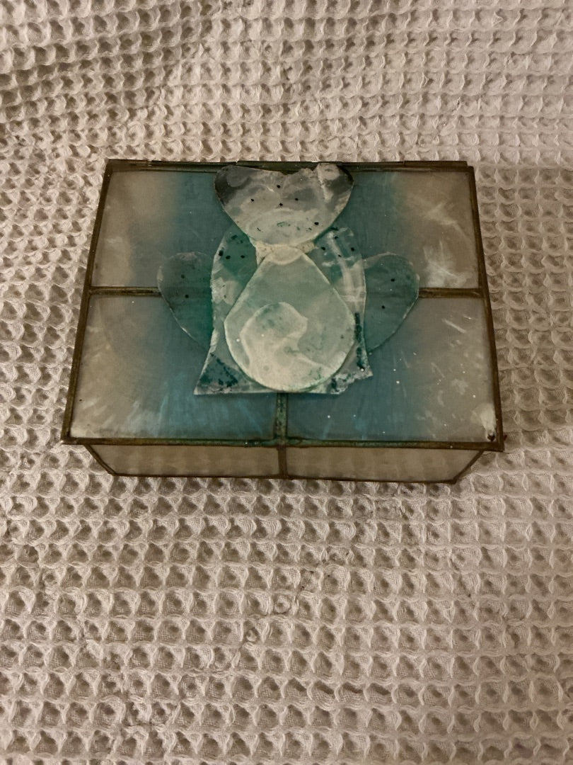 cream Unknown Capital Shell Frog Trinket Box, 2.75”