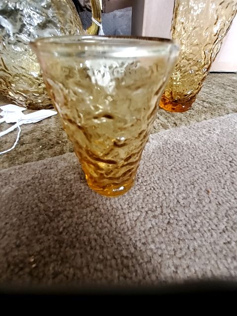 Anchor hocking milano honey juice glass