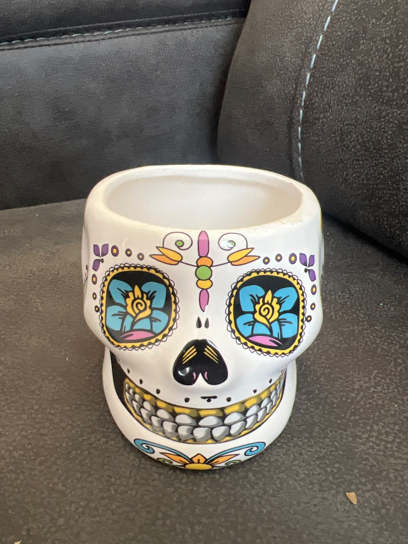 Calavera Plant Holder