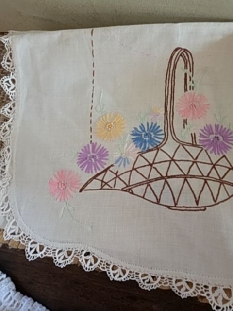 Antique runner floral