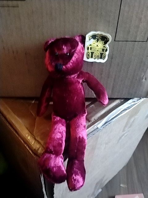 Burgundy Unipak Burgundy stuff bear