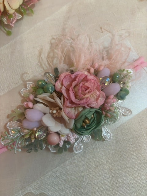 MysticalCreationsByMaira Feather dreams bby headband