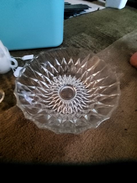 Lead crystal bowl