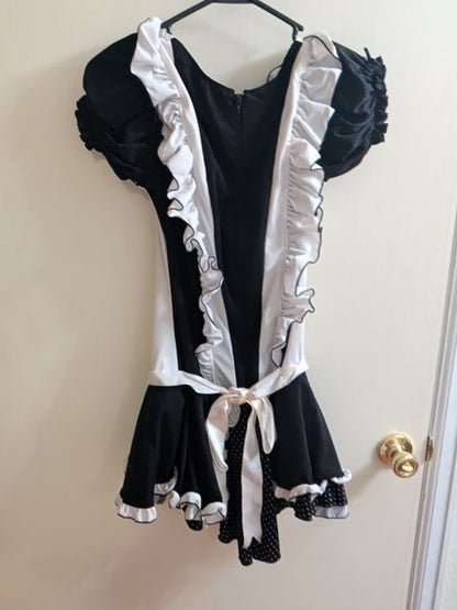 Black & White Leg Avenue Maid Costume