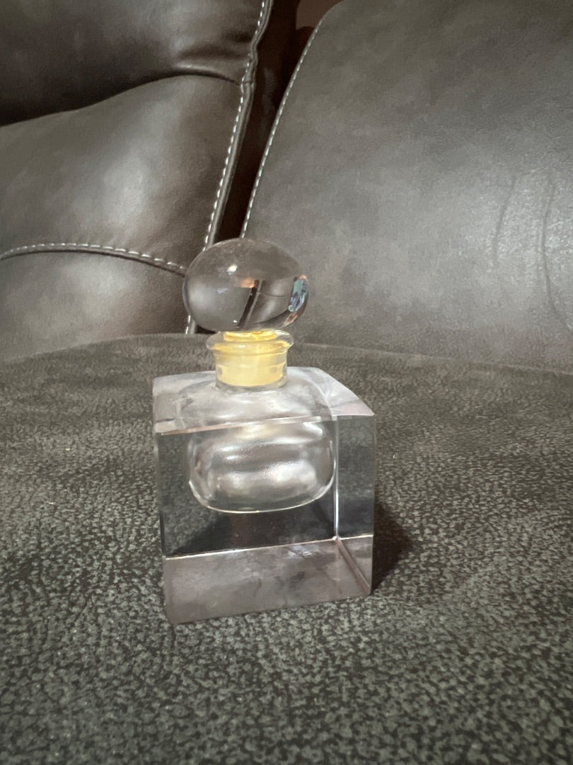 Vintage 1970 Lauren by Ralph Lauren Pure Perfume Crystal Flacon Empty Bottle
