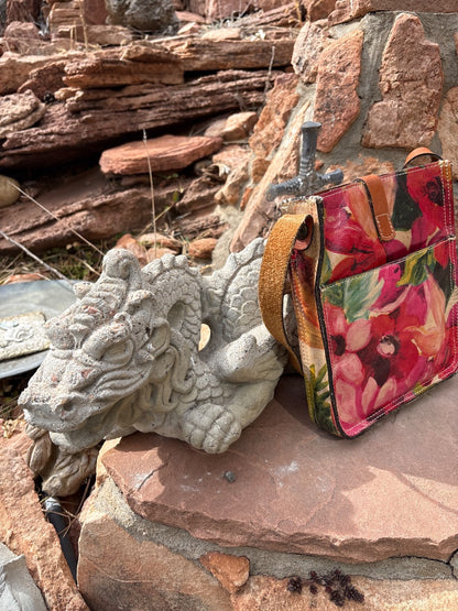 Multi Patricia Nash Hand bag, 9 w x 1.5 d x 9.5 tall