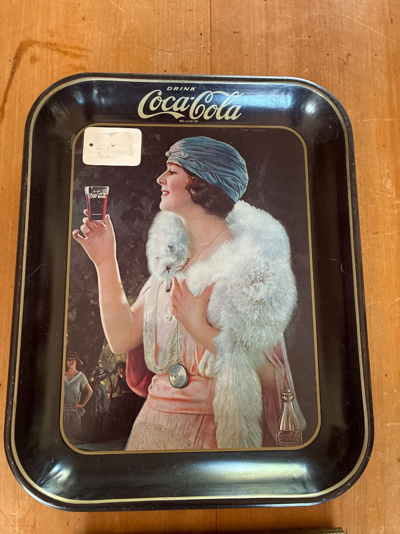 Vintage Coke advertisement tray