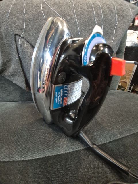 Silver & Black Black & Decker Classic Steam Iron
