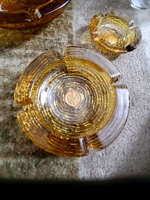 Anchor Hocking Sereno pattern Amber