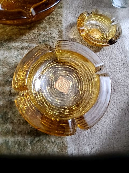 Anchor Hocking Sereno pattern Amber