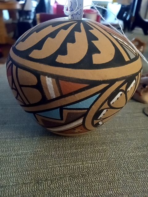 Signed Abeyta seed pot