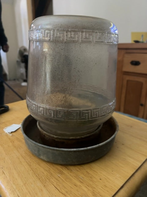 Vintage chicken waterer