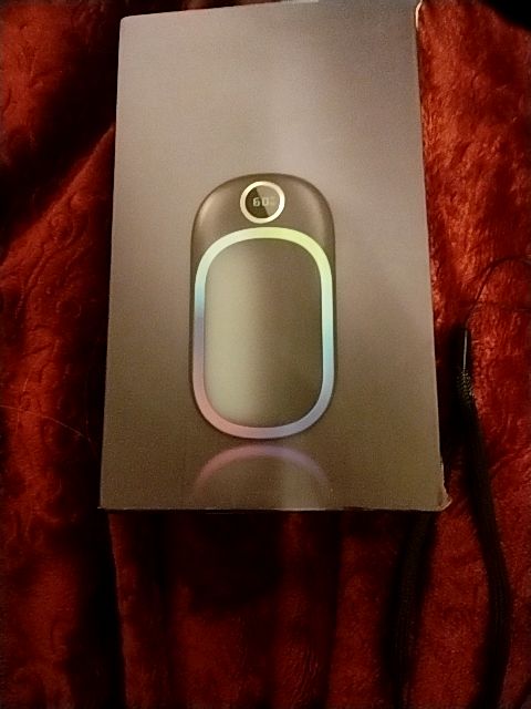 Black  Hand Warmer Power Bank