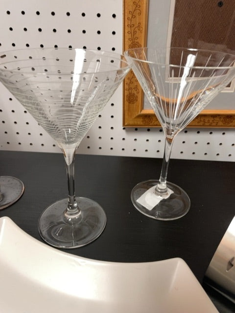 Mika's Cheers martini glasses