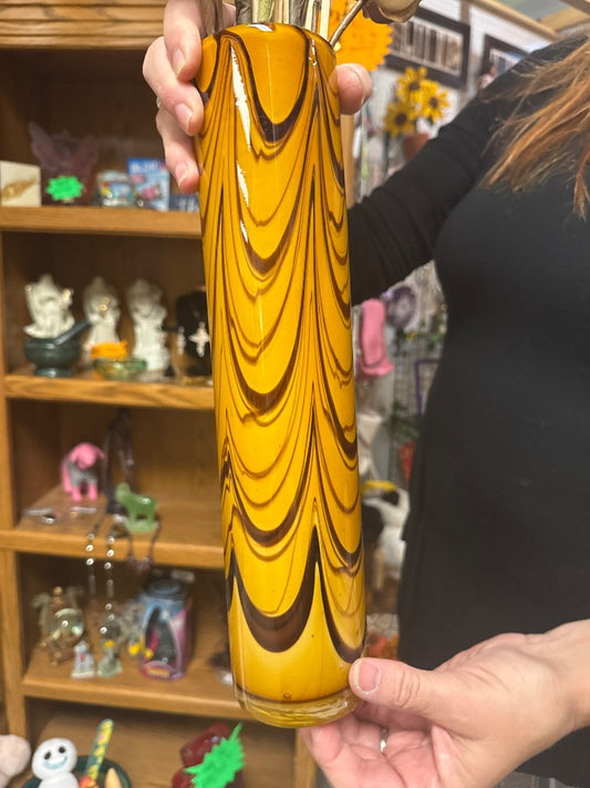 Caramel Drizzle Vase