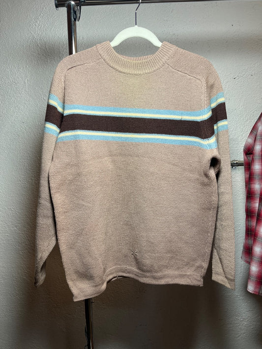 Men’s Wool Preppy Sweater As-Is, L