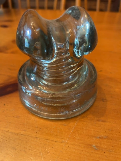 Vintage glass insulator