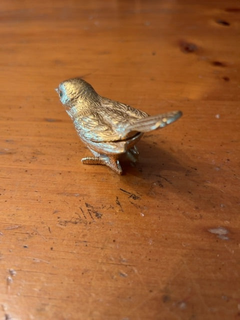 Vintage Florenza bird trinket box