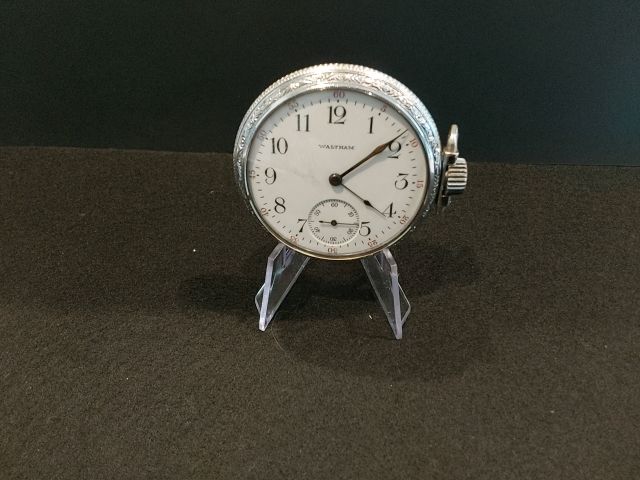 Silver Waltham Working Pocket Watch, 16 Size