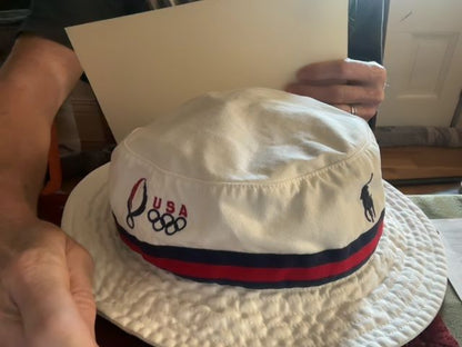 White Polo 2008 Olympic Bucket Hat