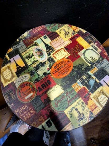 Vintage Hat Box, 12.5" × 8.5"