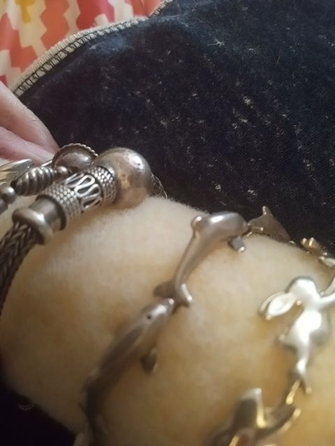 Sterling KBN dolphin bracelet